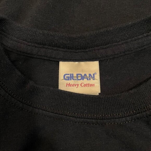 Death Before Dishonor Graphic T-Shirt Black Gildan Heavy Cotton Unisex Size S - Picture 6 of 10